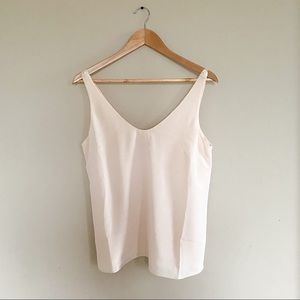 J. Crew 100% Silk Light Pink Sleeveless Blouse